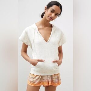 Daily Practice by Anthropologie Hooded Sleeveless Sweatshirt size Small